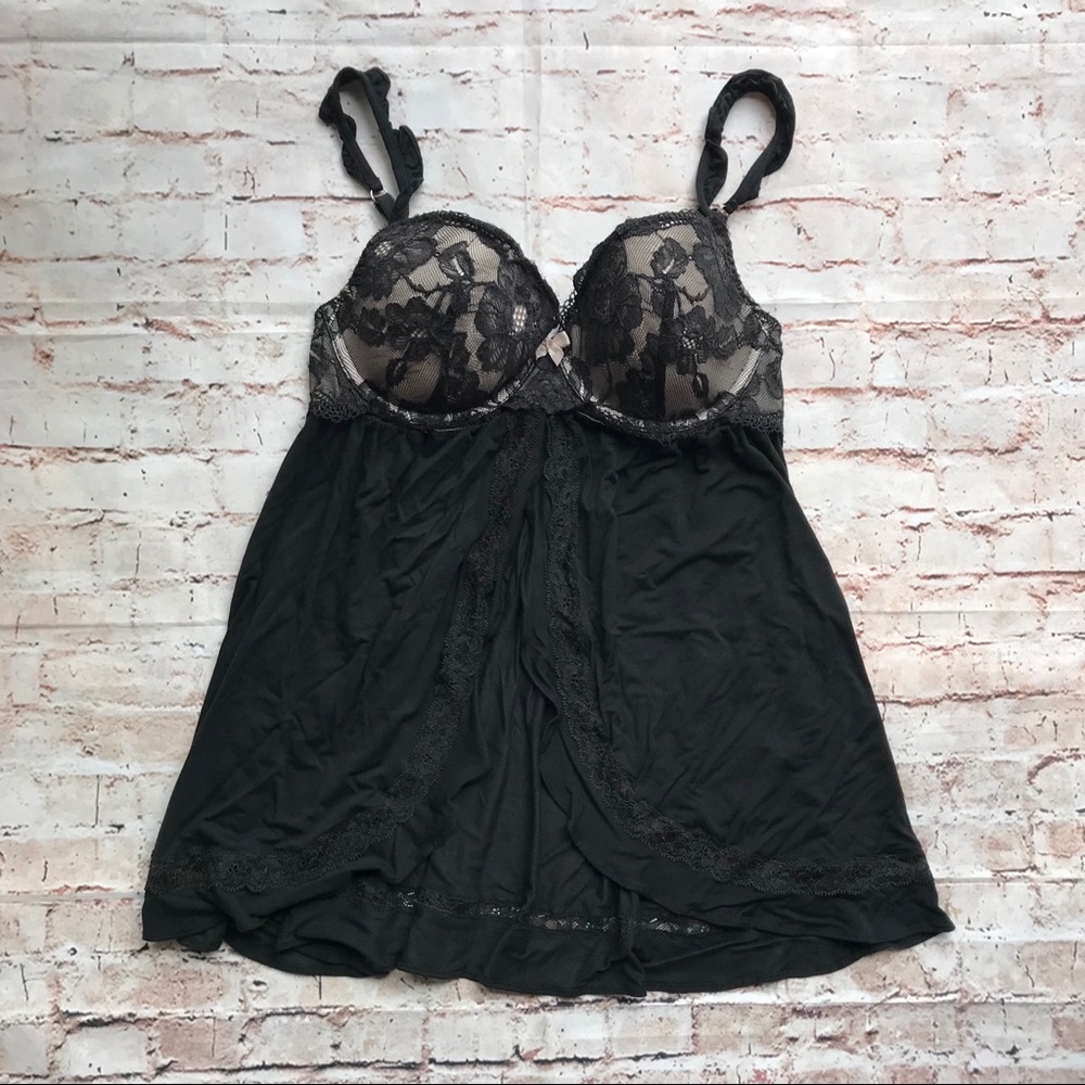 Z🐞Victoria’s Secret Black Babydoll Size 36C